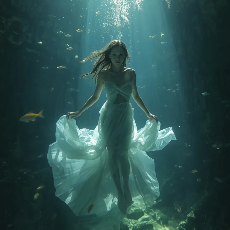 Beautiful Girl’s Ethereal Presence in a Sunken Temple | Trend Prompt