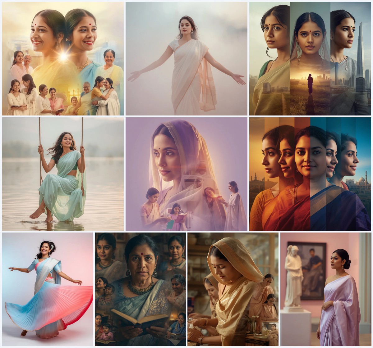 Top 10 Saree in Garden AI Prompts for Fresh and Natural Portraits
